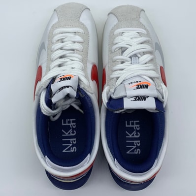 sacai × Nike Zoom Cortez "White and University Red"
