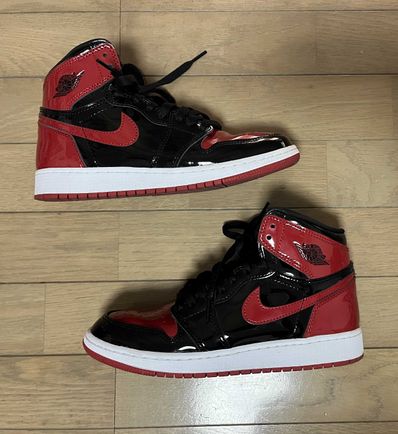 Nike GS Air Jordan 1 High OG "Patent Bred"