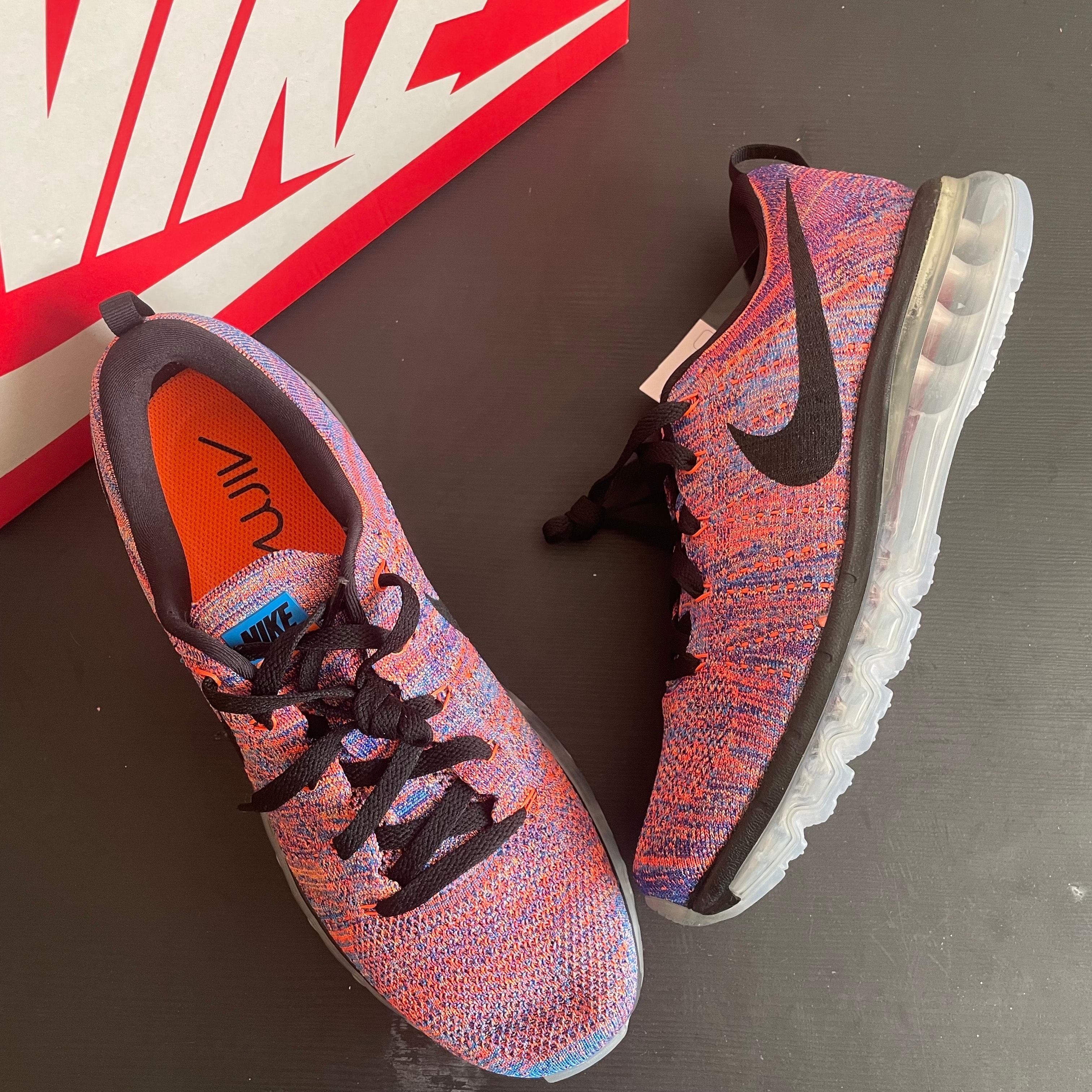 Nike Flyknit Max "Photo Blue/Black"