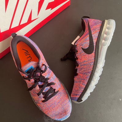 Nike Flyknit Max "Photo Blue/Black"