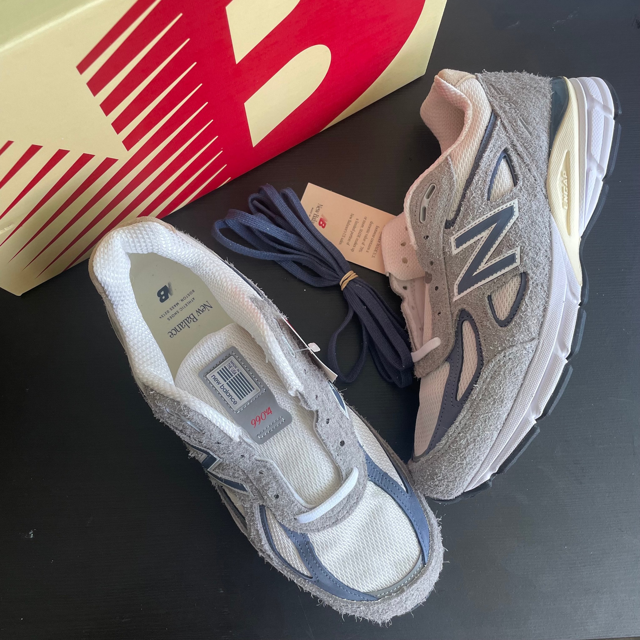 New Balance 990V4 "Gray/Slate Blue"