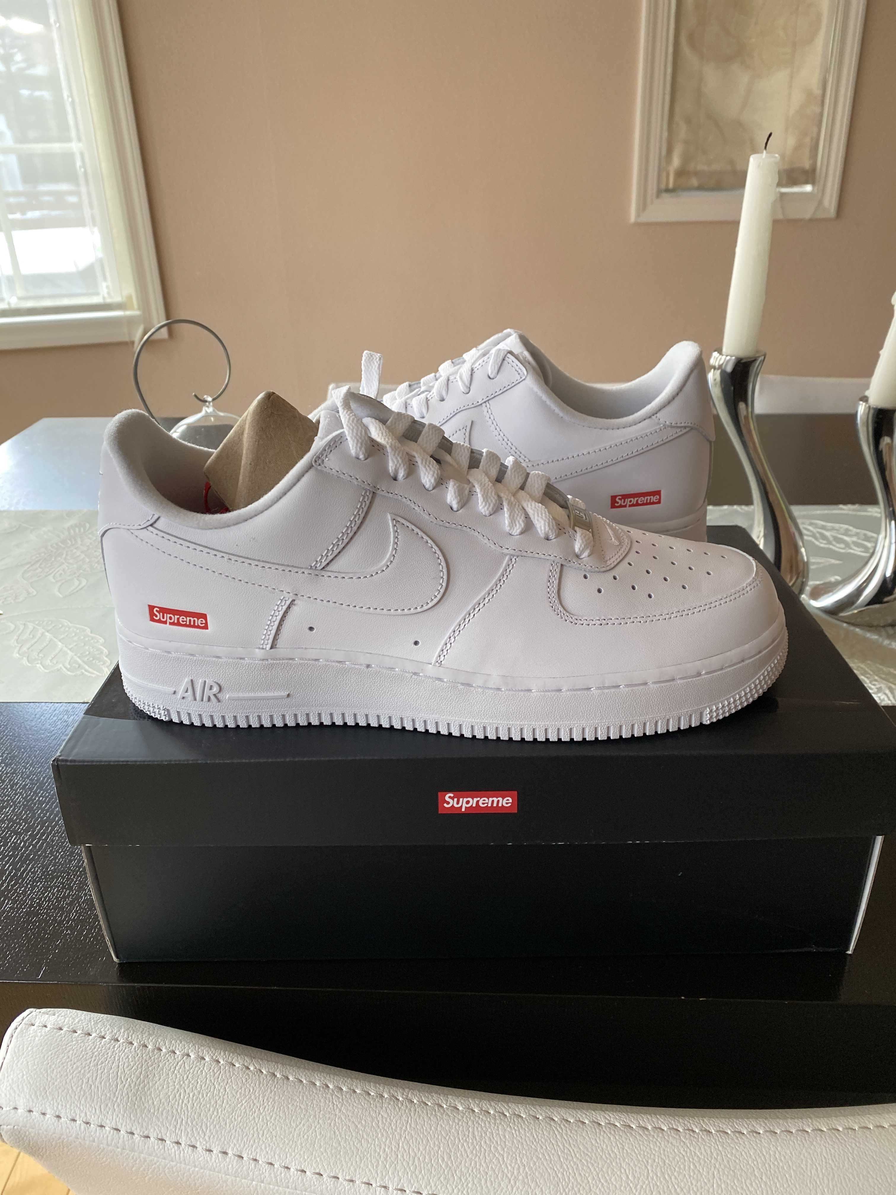Supreme × Nike Air Force 1 Low "White"
