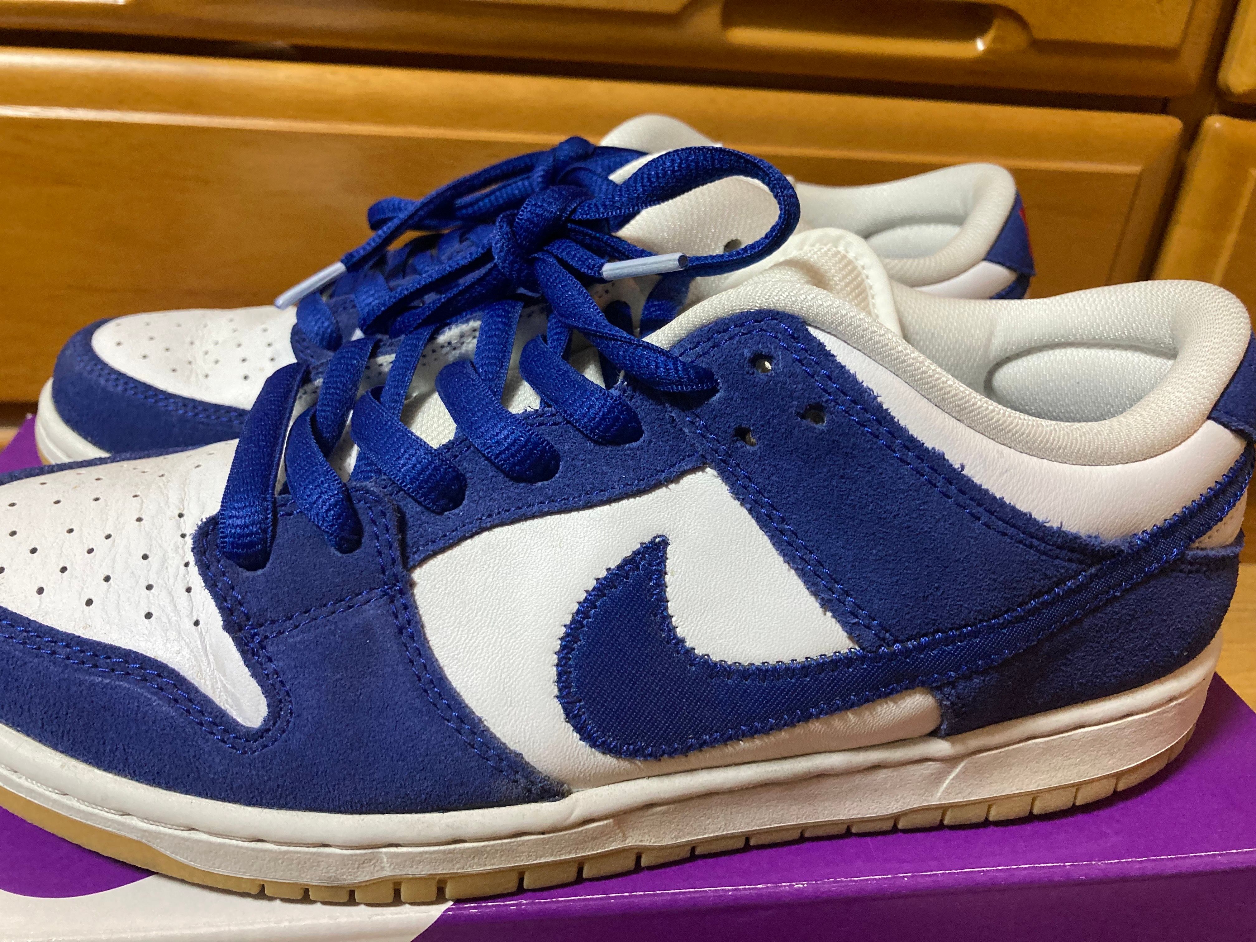 Nike SB Dunk Low "Los Angeles Dodgers/Deep Royal Blue"