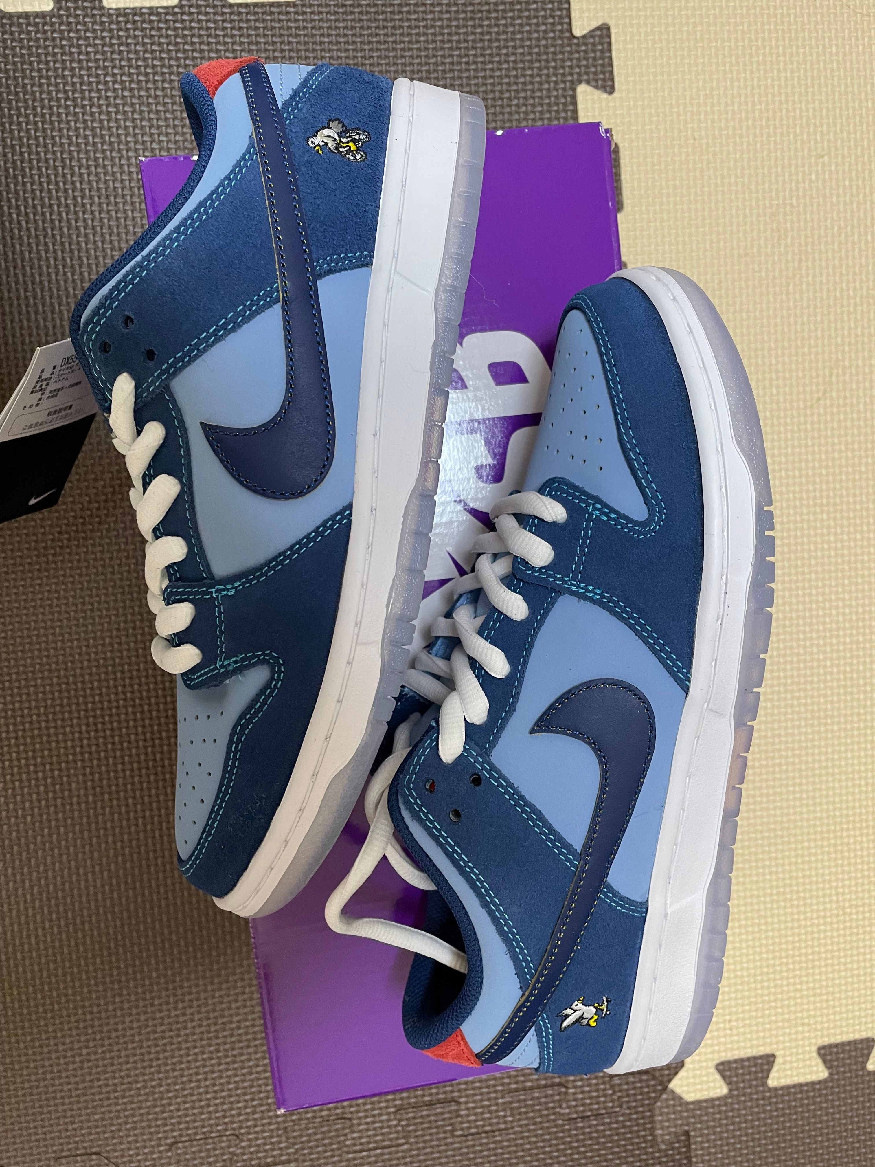 Why So Sad? × Nike SB Dunk Low "Coastal Blue/Speed Yellow-University Red"