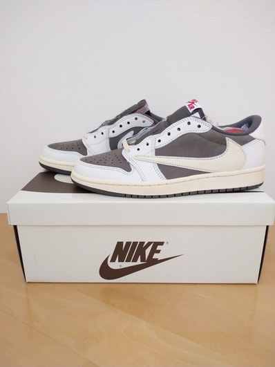 Travis Scott × Nike Air Jordan 1 Low OG SP "Reverse Mocha/Sail and Ridgerock"