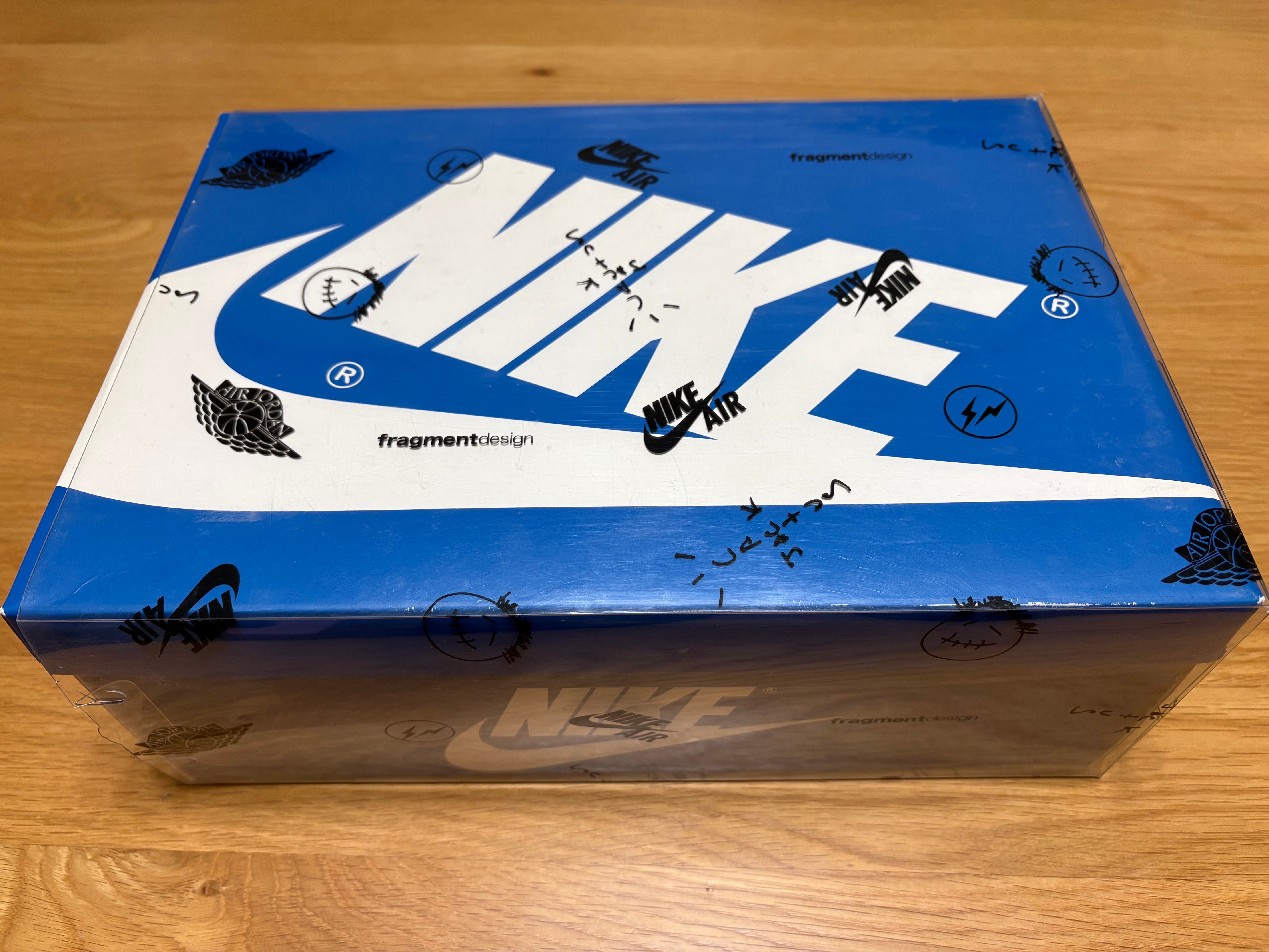 Travis Scott × fragment design × Nike Air Jordan 1 Retro High OG SP "Military Blue"