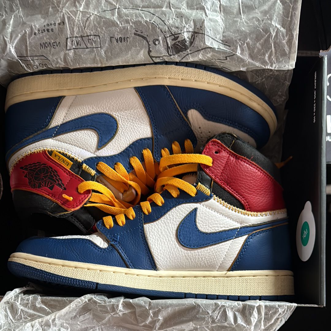 Union × Nike Air Jordan 1 Retro High OG NRG "Storm Blue/Varsity Red"