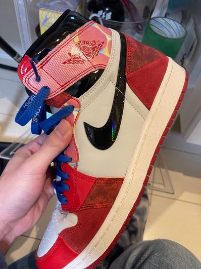 Spider-Man × Nike Air Jordan 1 Retro High OG SP "Spider-Man: Across the Spider-Verse/University Red"