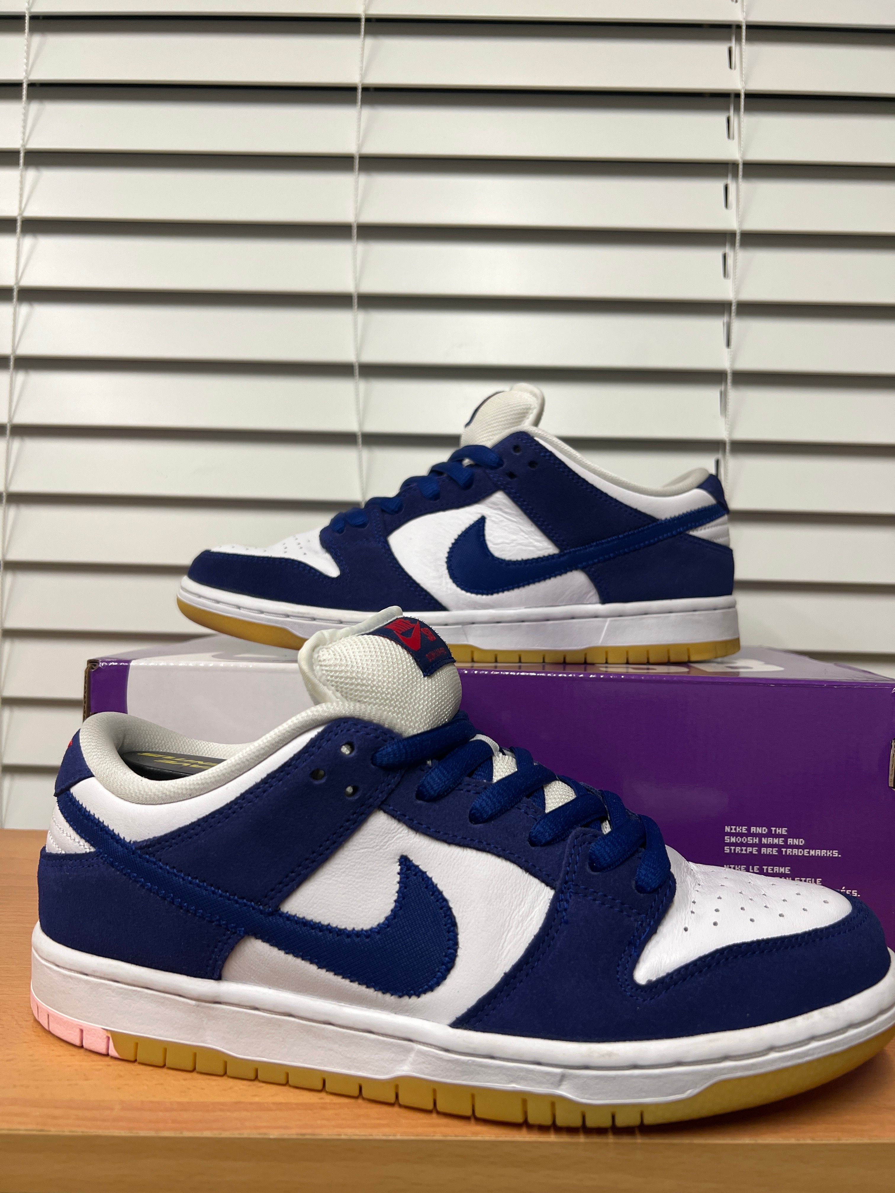 Nike SB Dunk Low "Los Angeles Dodgers/Deep Royal Blue"
