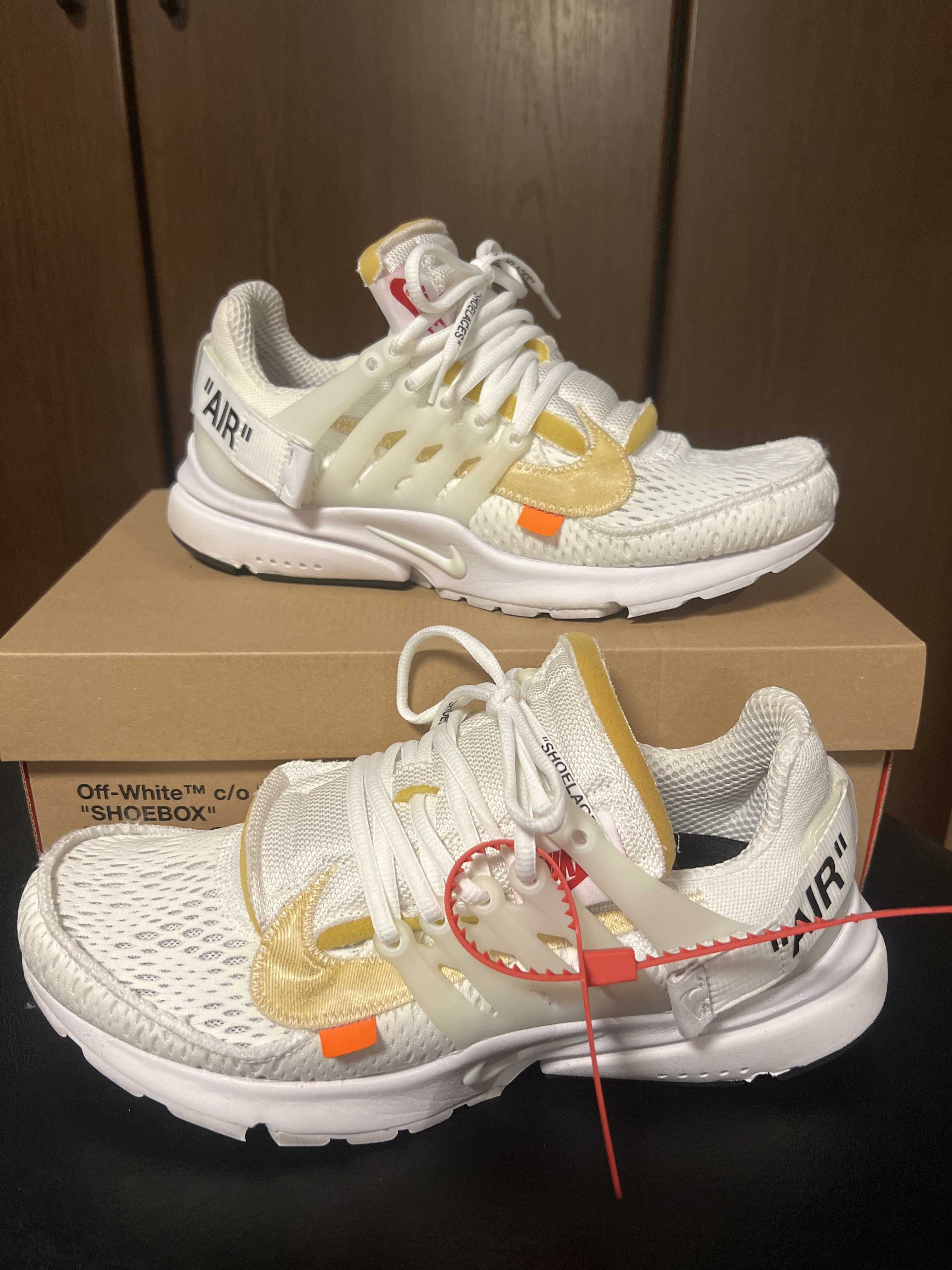 Off-White × Nike Air Presto "White/Black/Cone"