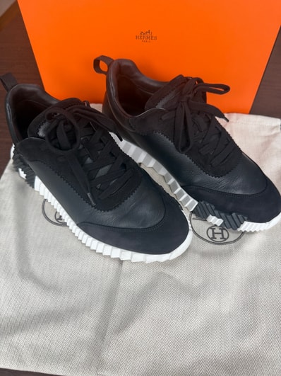 Hermes Women's Lift Slip-On Sneaker "Noir"