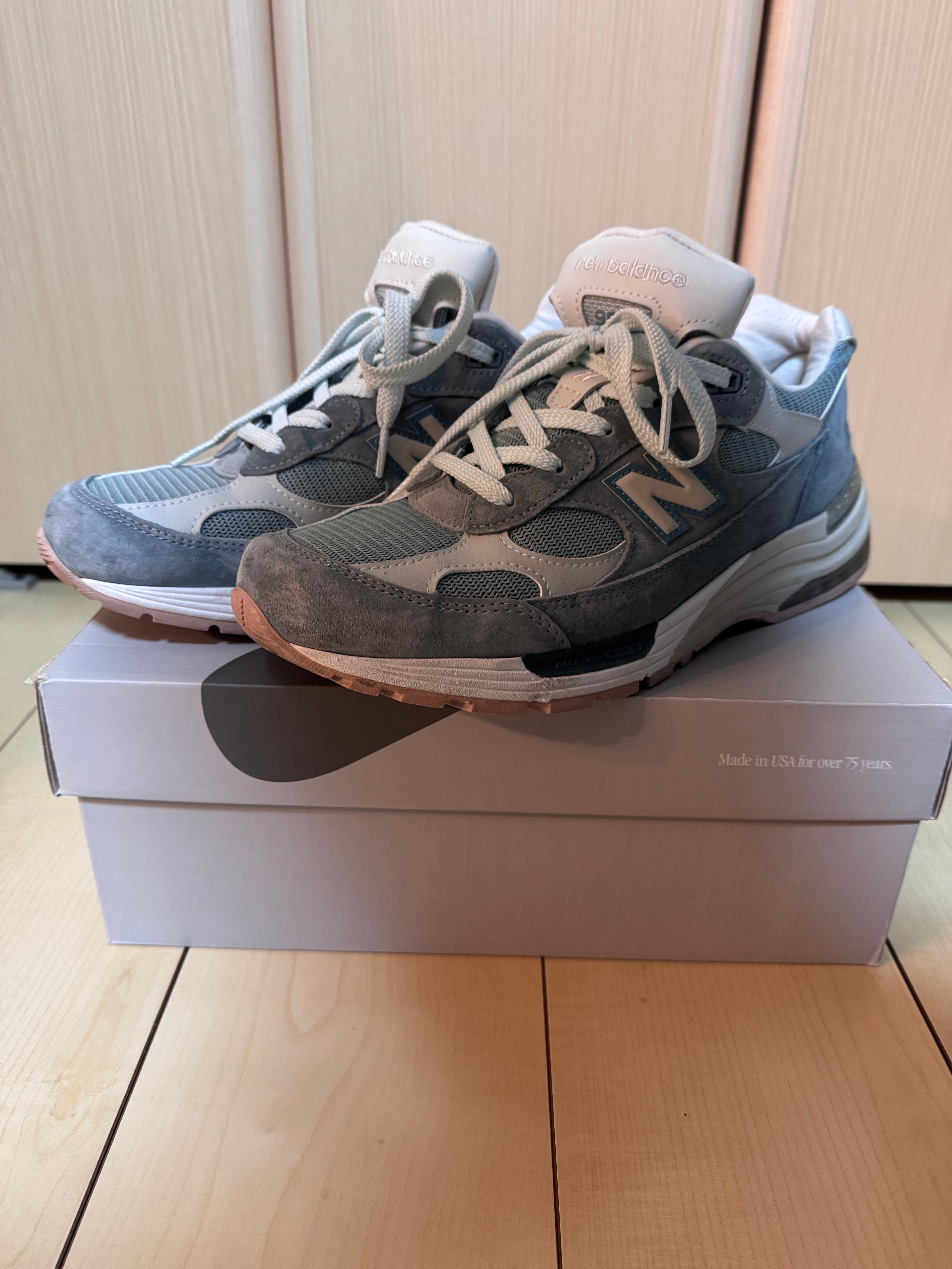 KITH × New Balance 992 "Aegean Blue/Shadow Gray"