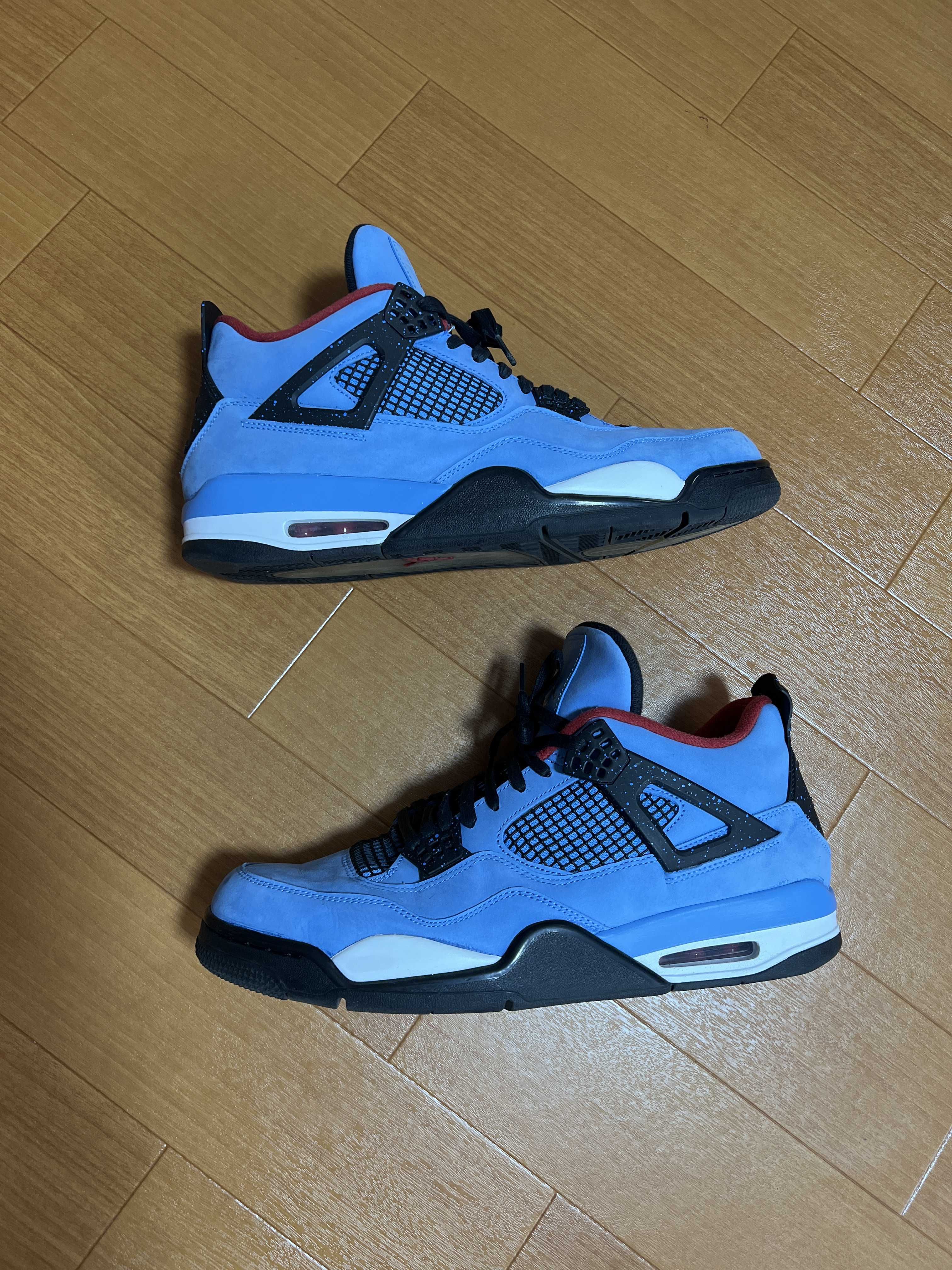 Travis Scott × Nike Air Jordan 4 Retro Cactus Jack "University Blue"
