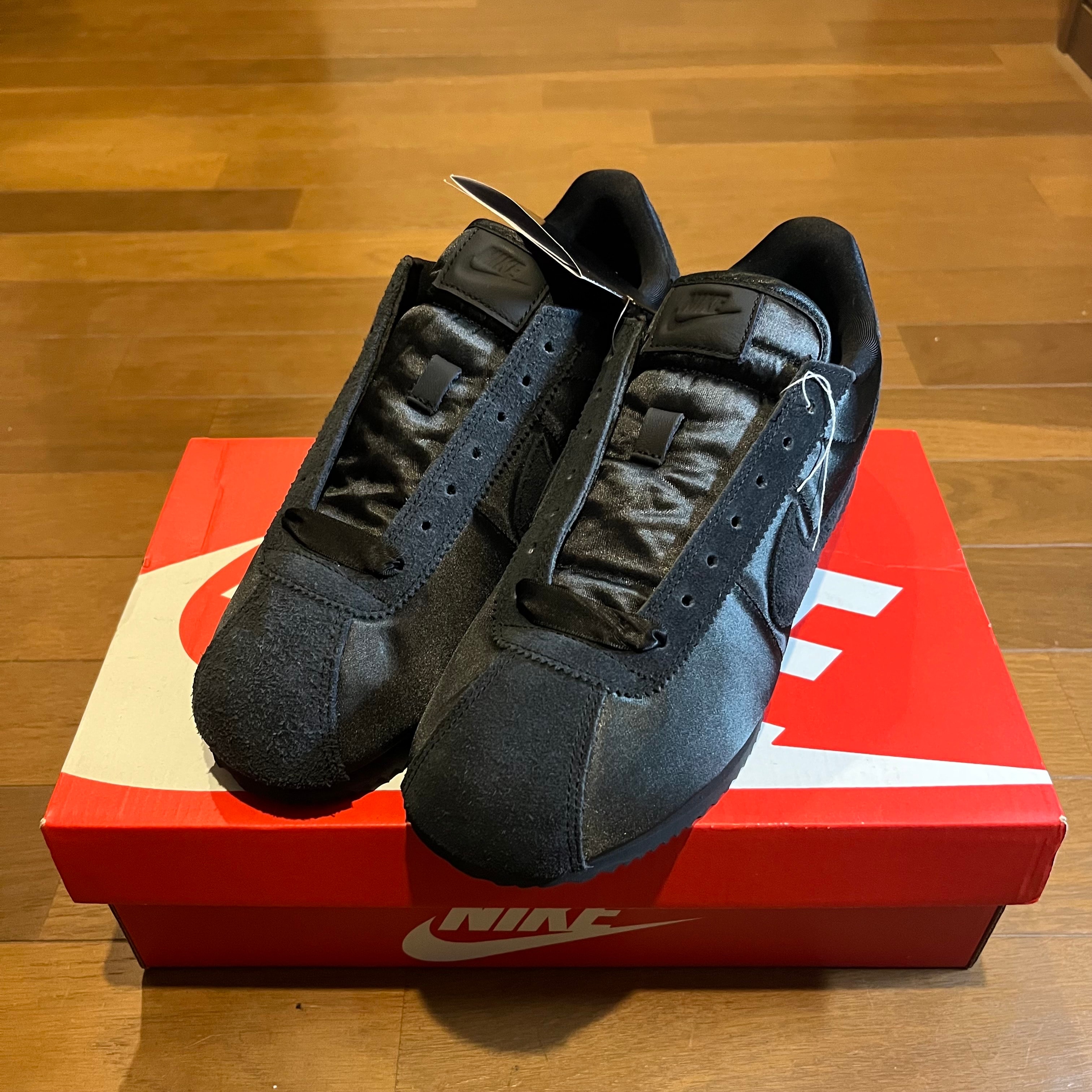 Nike Women's Cortez "Black Satin"