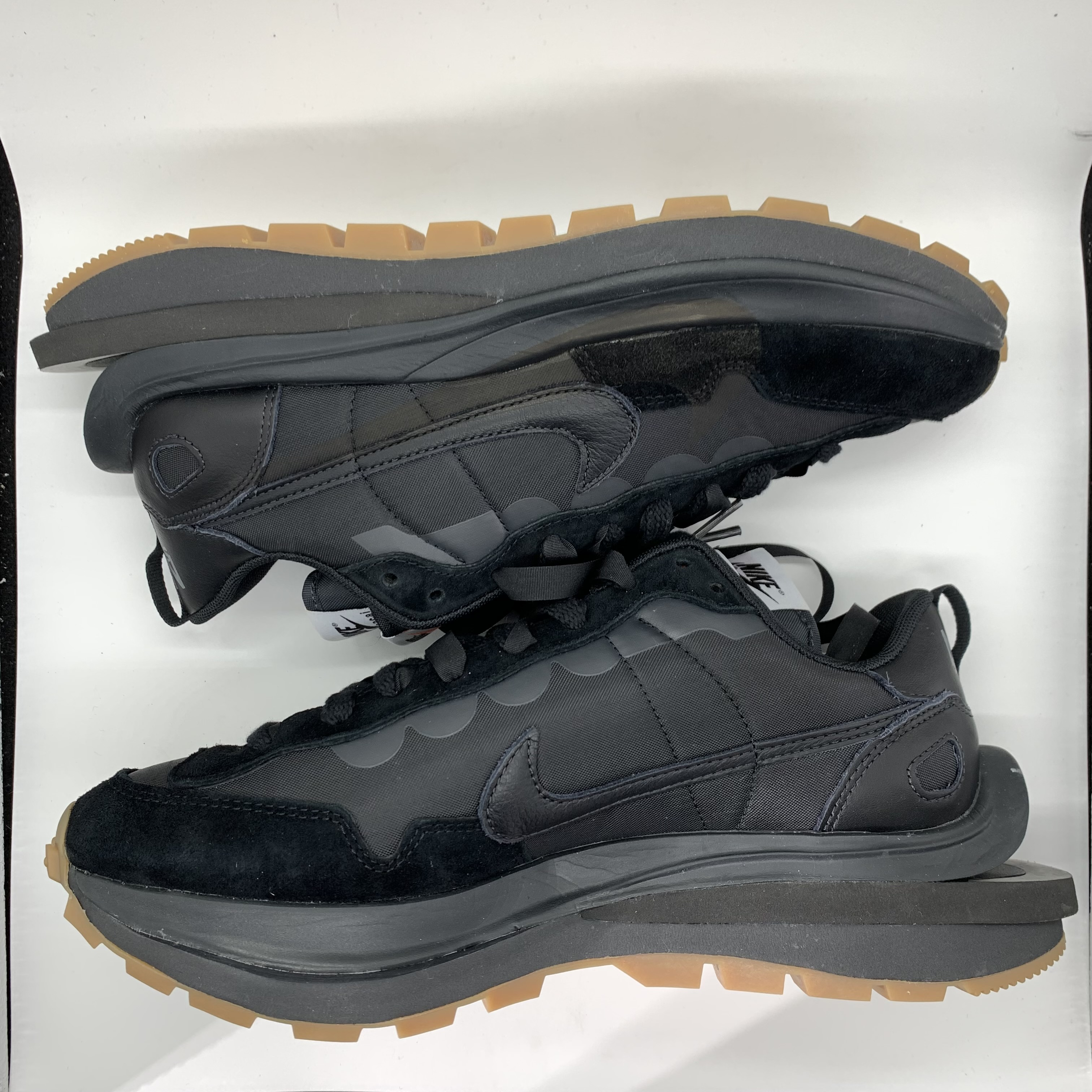 sacai × Nike VaporWaffle "Black Gum"