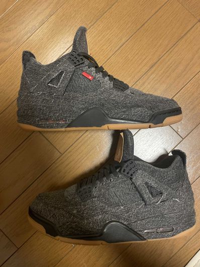 Nike × Levi's Air Jordan 4 "Black Denim" (Tag: ®)