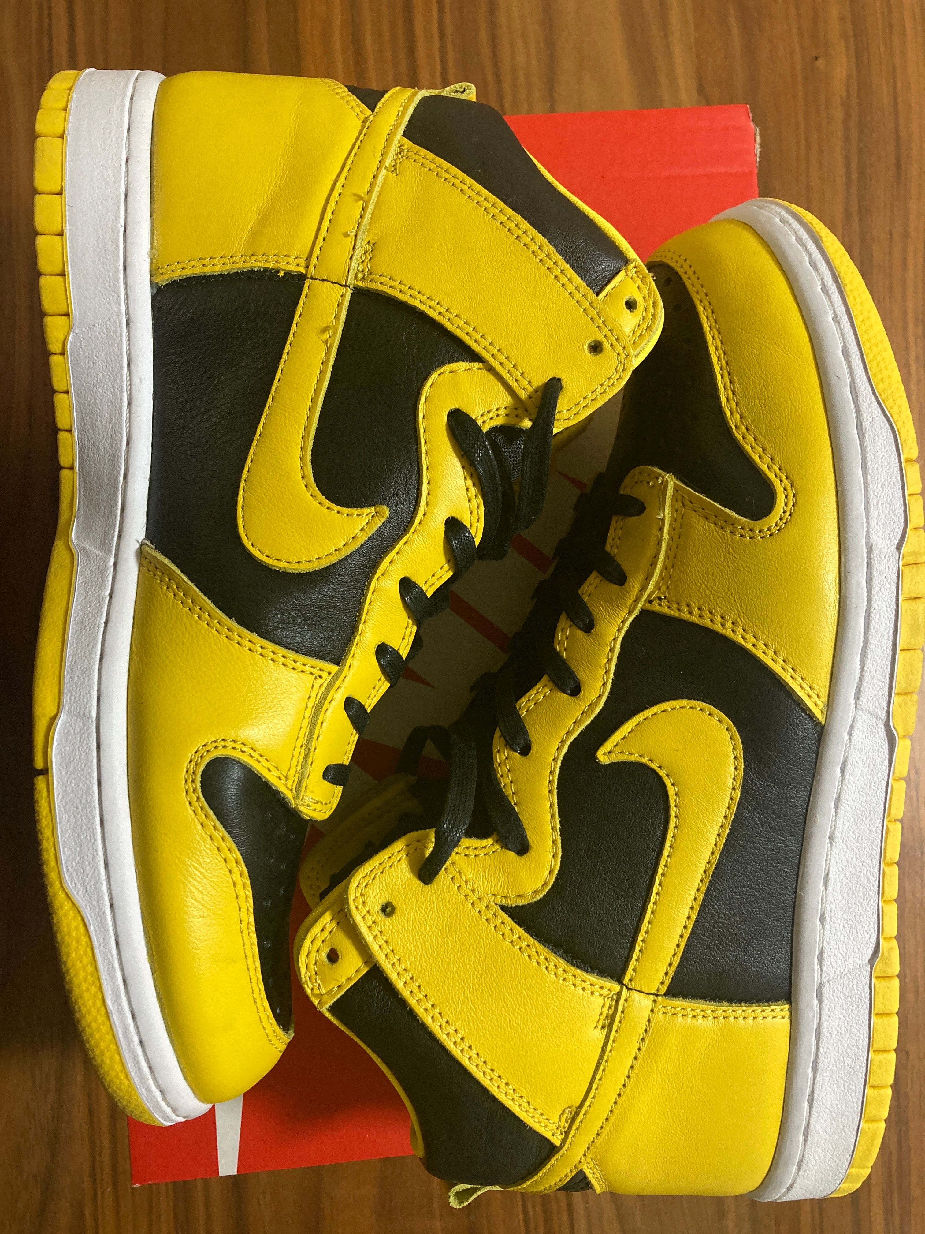 Nike Dunk High "Black/Varsity Maize"