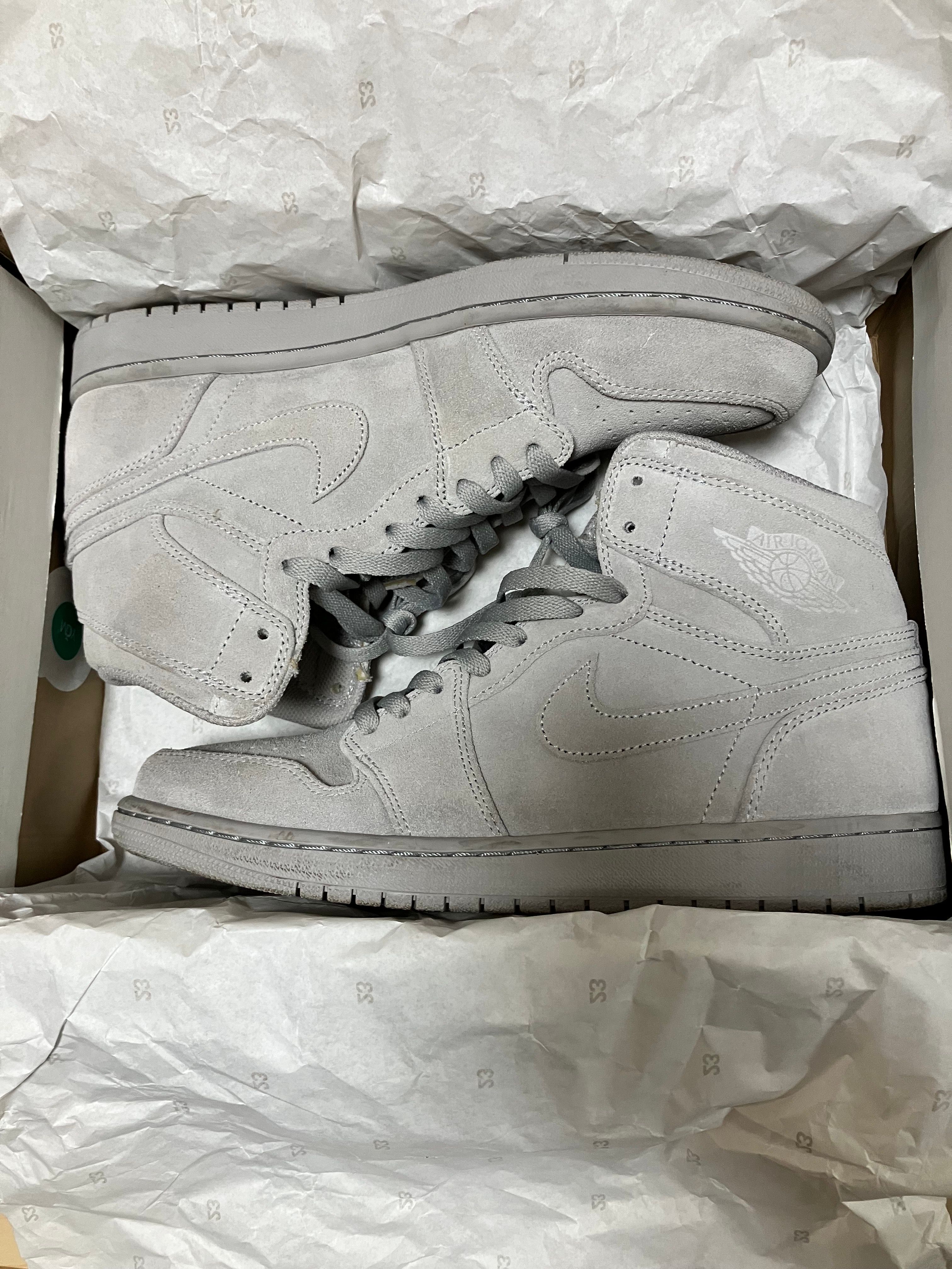 NIKE AIR JORDAN 1 RETRO HIGH "GREY SUEDE"