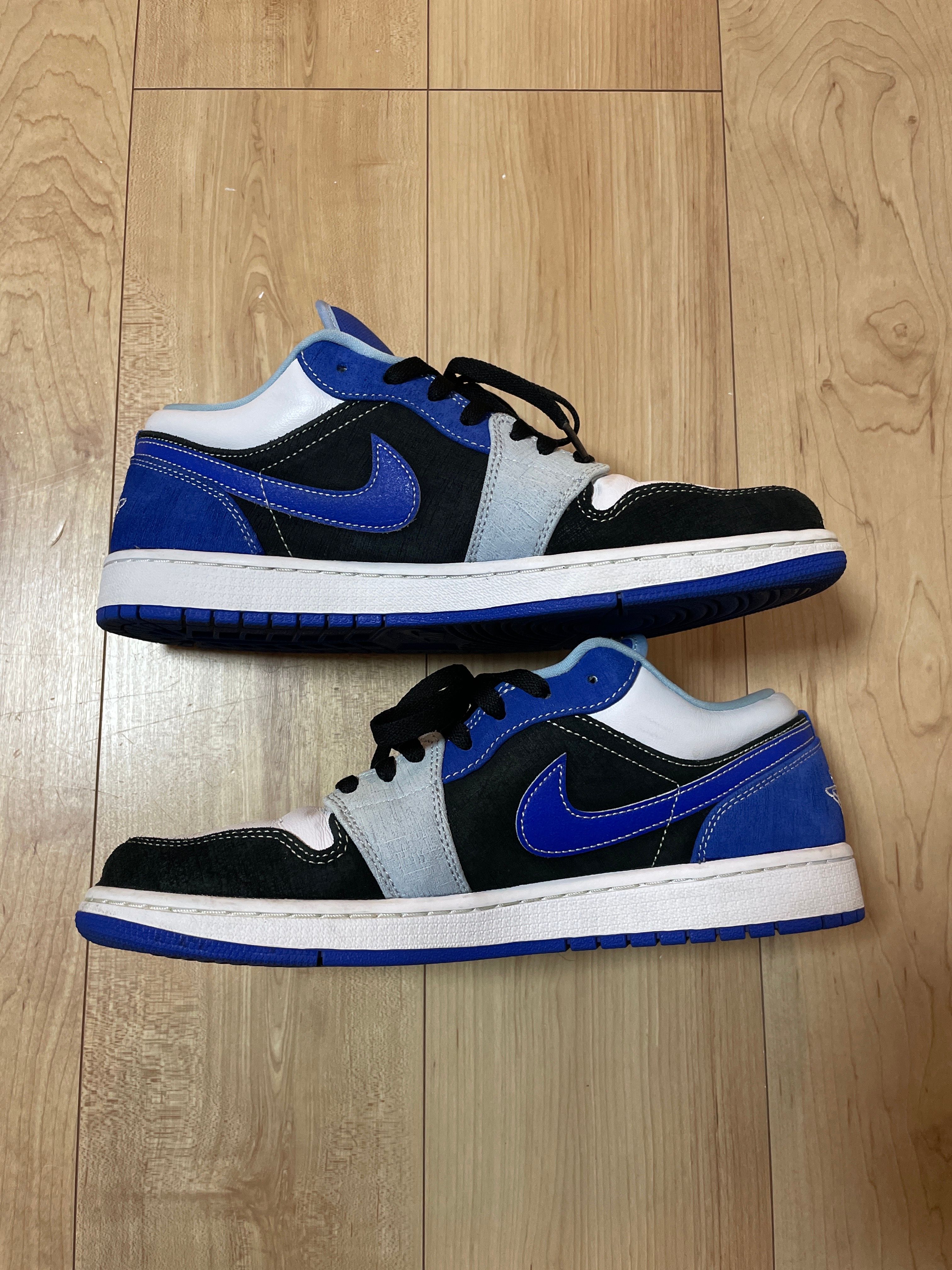 NIKE AIR JORDAN 1 LOW "WHITE/BLACK/BLUE"