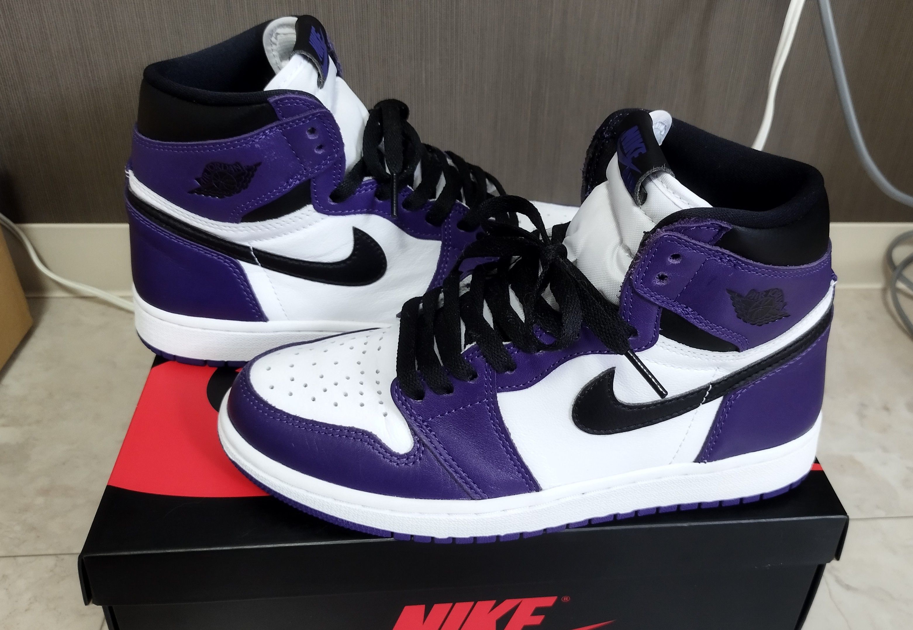 Nike Air Jordan 1 Retro High OG "Court Purple White/Black" (2020)