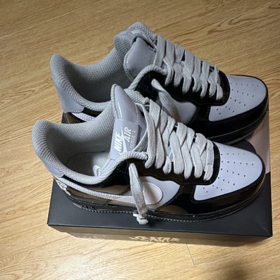 Central Cee × Nike Air Force 1 Low "Black/Light Smoke Grey"