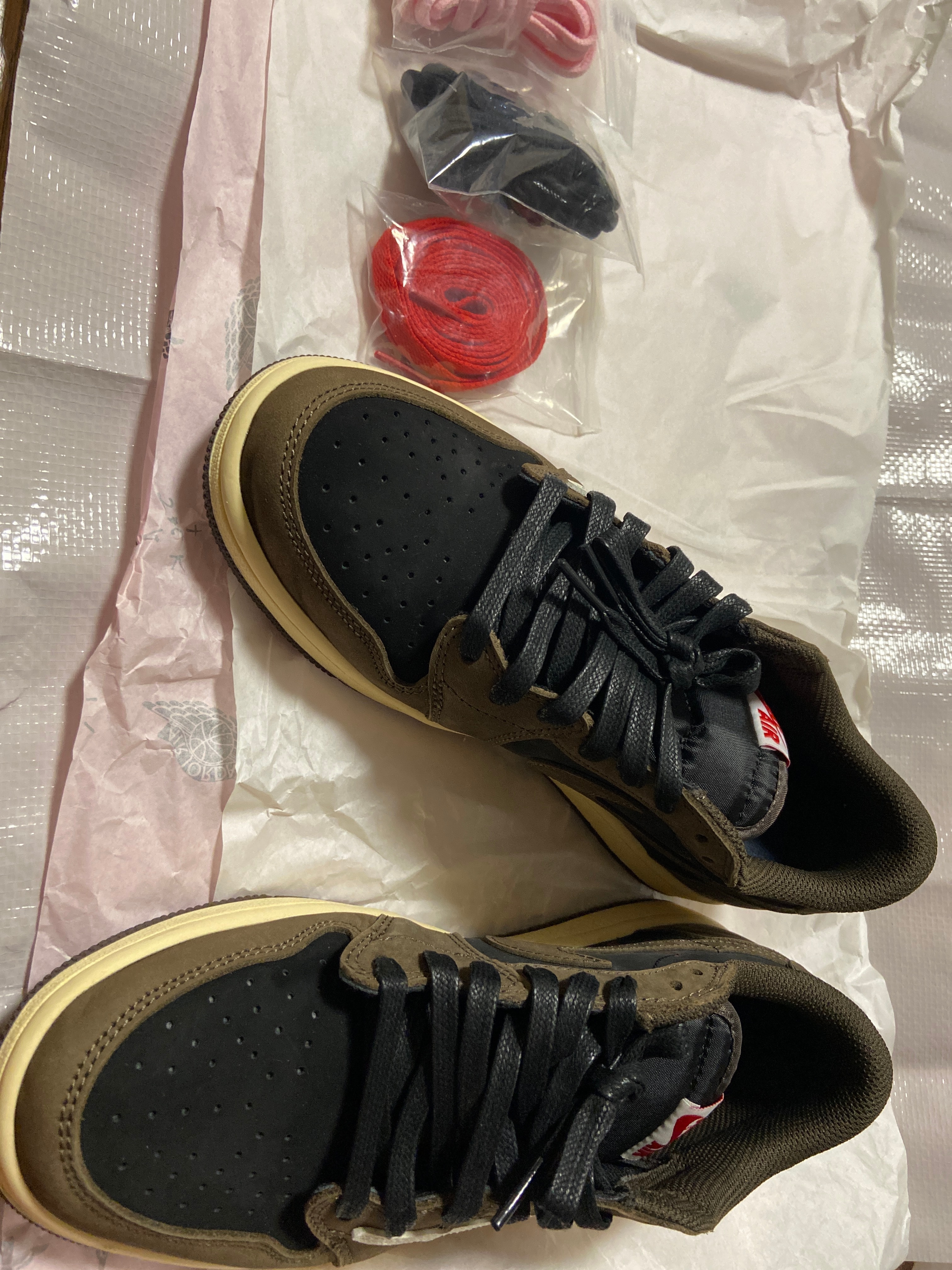 Travis Scott × Nike Air Jordan 1 Low OG SP-T  "Black/Dark Mocha"