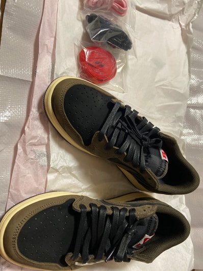 Travis Scott × Nike Air Jordan 1 Low OG SP-T "Black/Dark Mocha"