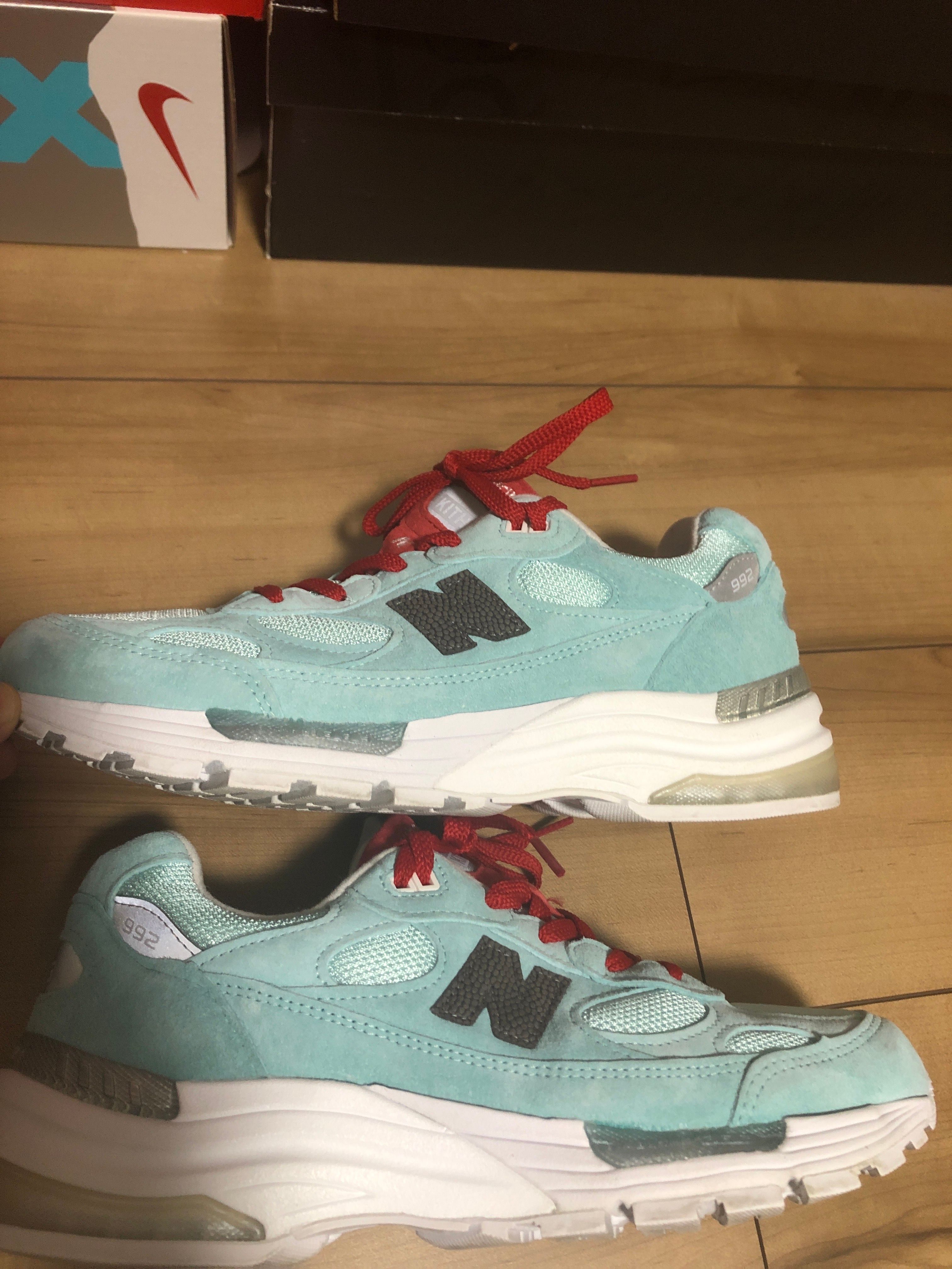 KITH × New Balance 992 Kithmas "Teal/Gray"