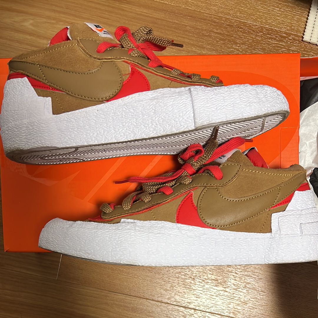 SACAI × NIKE BLAZER LOW "BRITISH TAN"