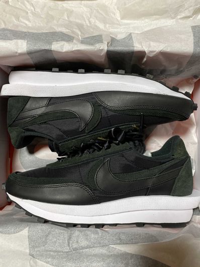 sacai × Nike LDV Waffle "Triple Black"