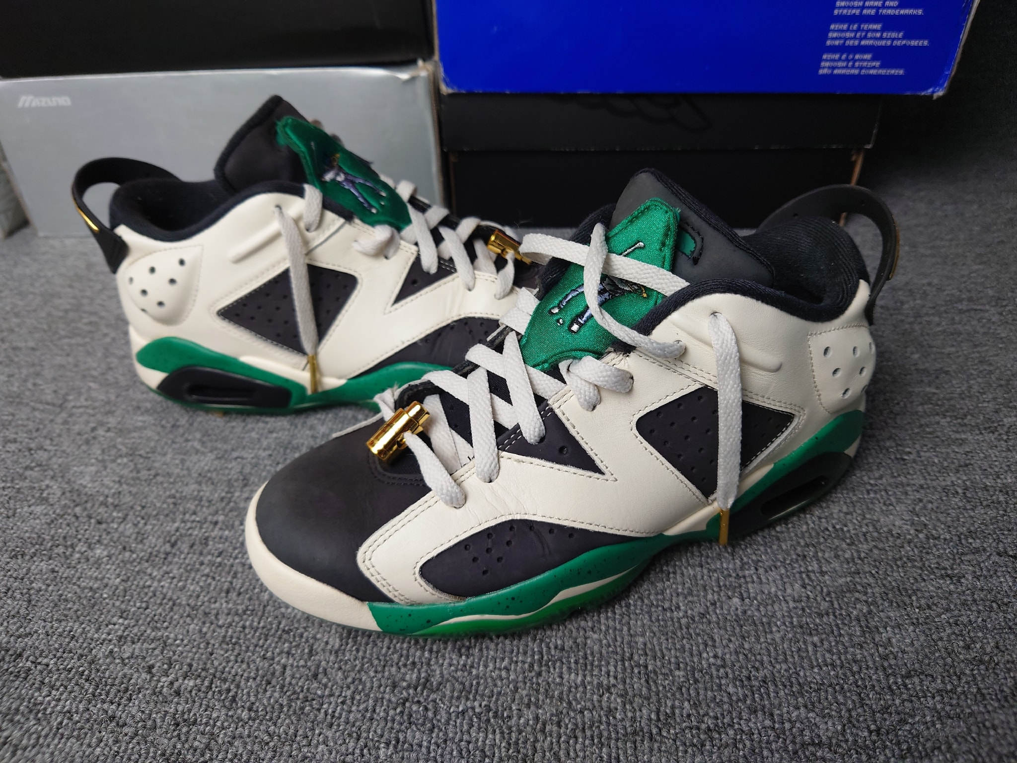 Eastside Golf × Nike Air Jordan 6 Low Golf "White/Malachite/1961"