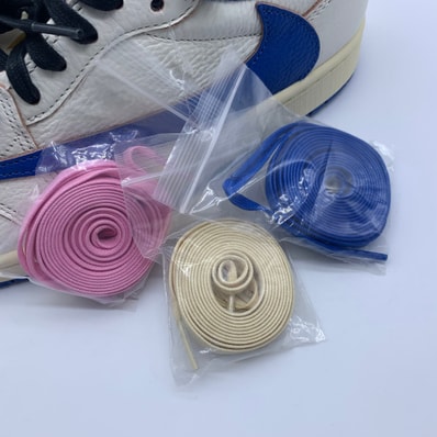 Travis Scott × fragment design × Nike Air Jordan 1 Low OG "Sail/Military Blue"