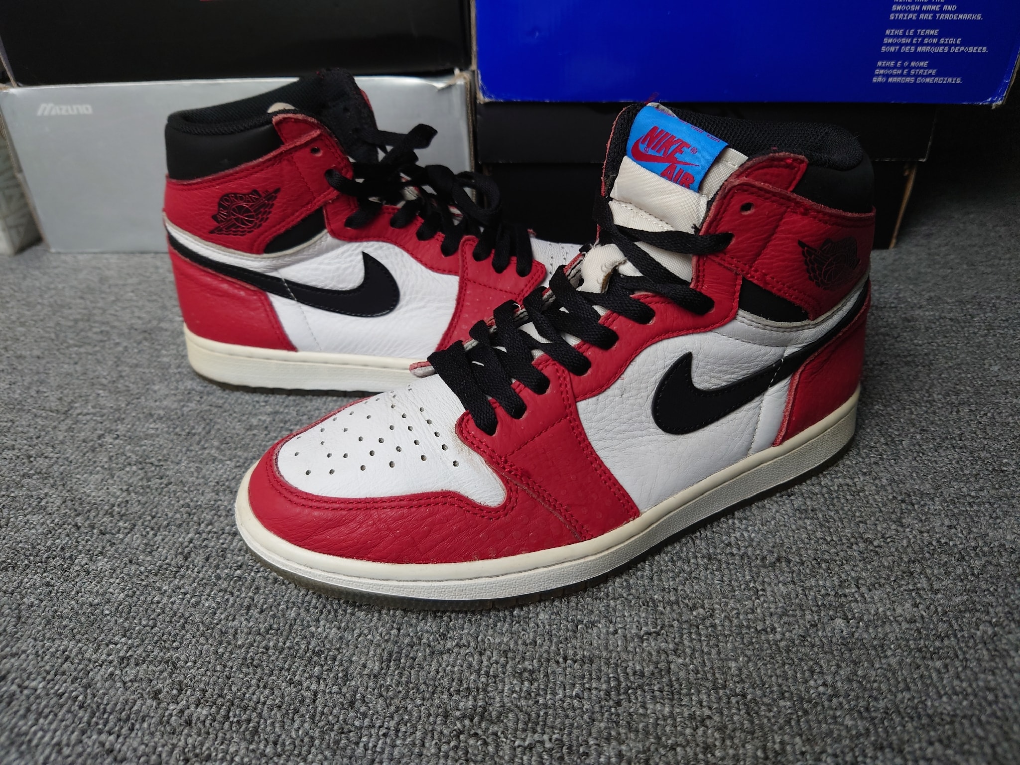 Spiderman × Nike Air Jordan 1 Origin Story "Gym Red/White/Photo Blue/Black"