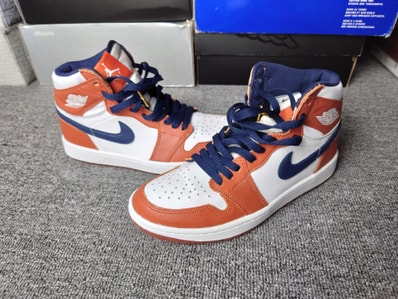 Eastside Golf × Nike Air Jordan 1 High Golf "Burnt Sunrise/Midnight Navy"