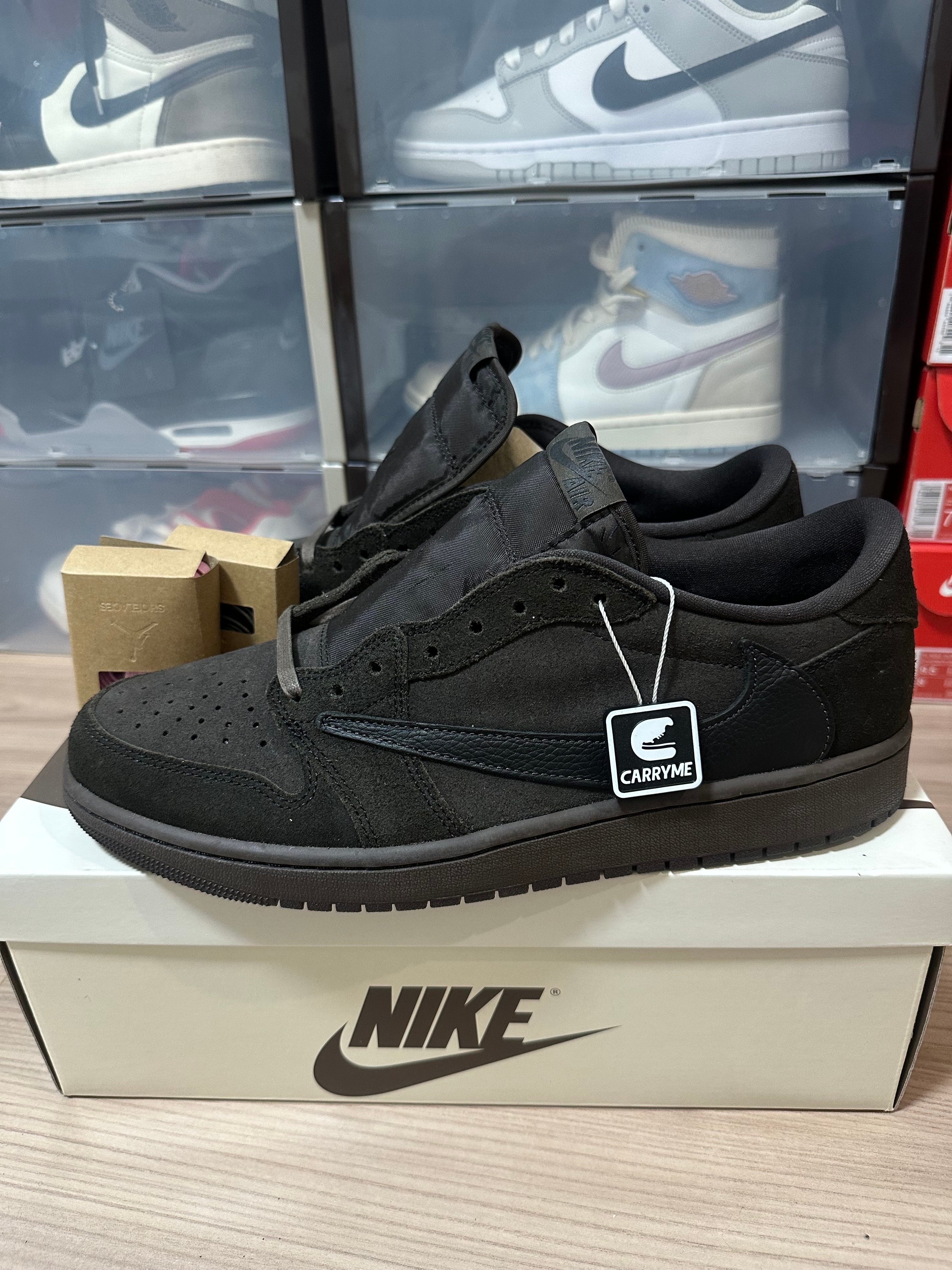 Travis Scott × Nike Air Jordan 1 Low OG SP "Velvet Brown and Dark Mocha"