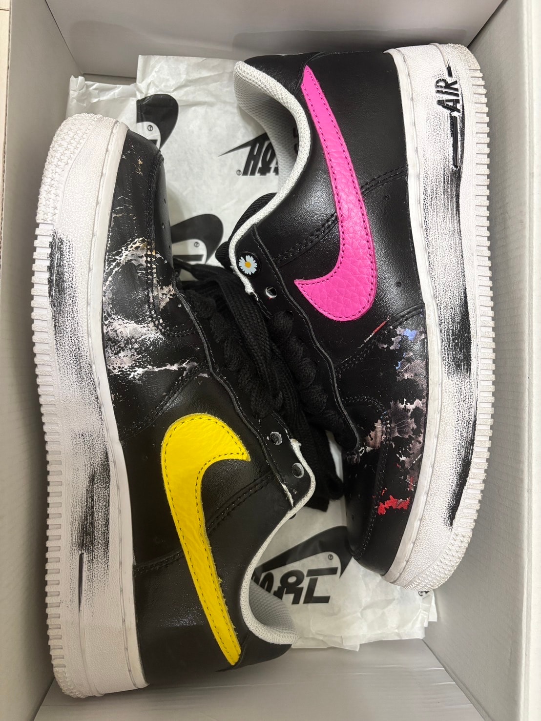 PEACEMINUSONE × Nike Air Force 1 Low '07 Para-Noise 3.0 "Black and Multi-Color" / G-DRAGON
