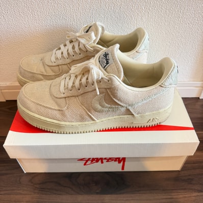 Stussy × Nike Air Force 1 Low "Fossil Stone"