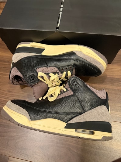 A Ma Maniere × Nike Women's Air Jordan 3 Retro OG SP "Black and Flat Pewter/WYWS"