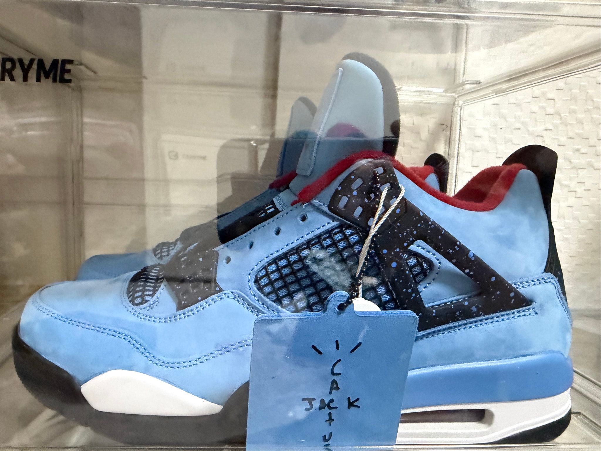 Travis Scott × Nike Air Jordan 4 Retro Cactus Jack "University Blue"