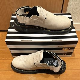 ペーパーボーイ × ドクターマーチン ジョージ2 "ホワイトラスタースウェード"