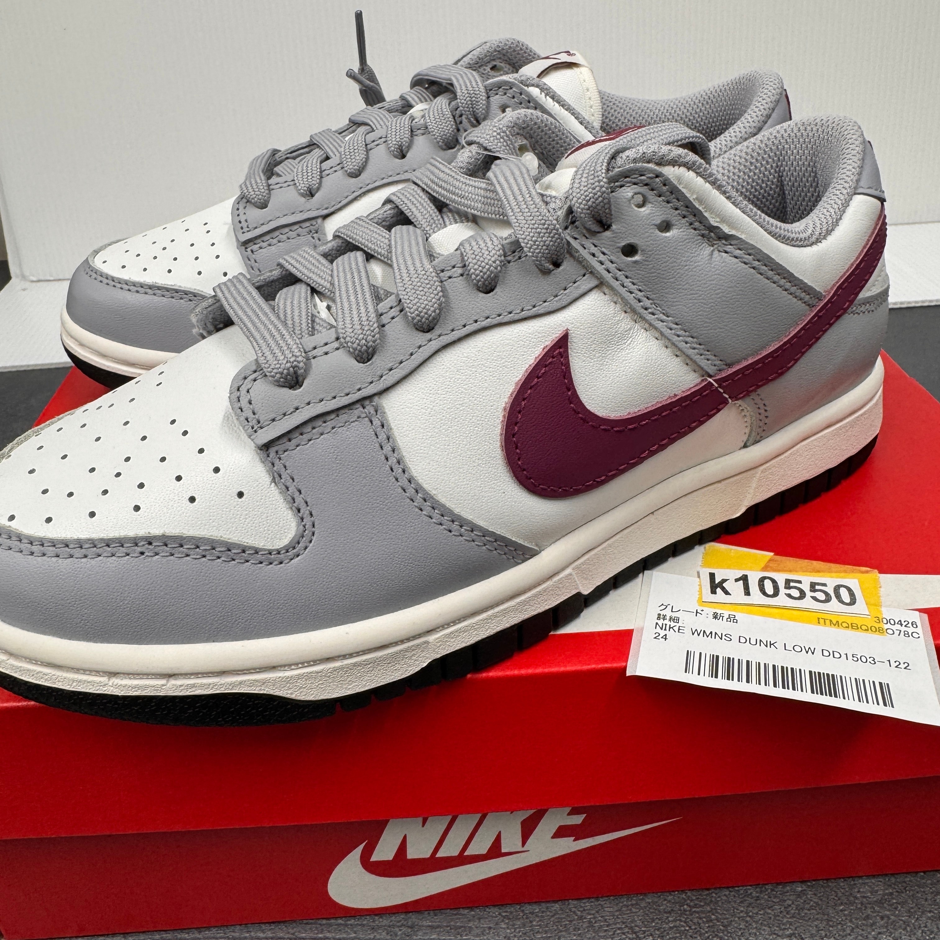 Nike Women's Dunk Low "Grey/Red"