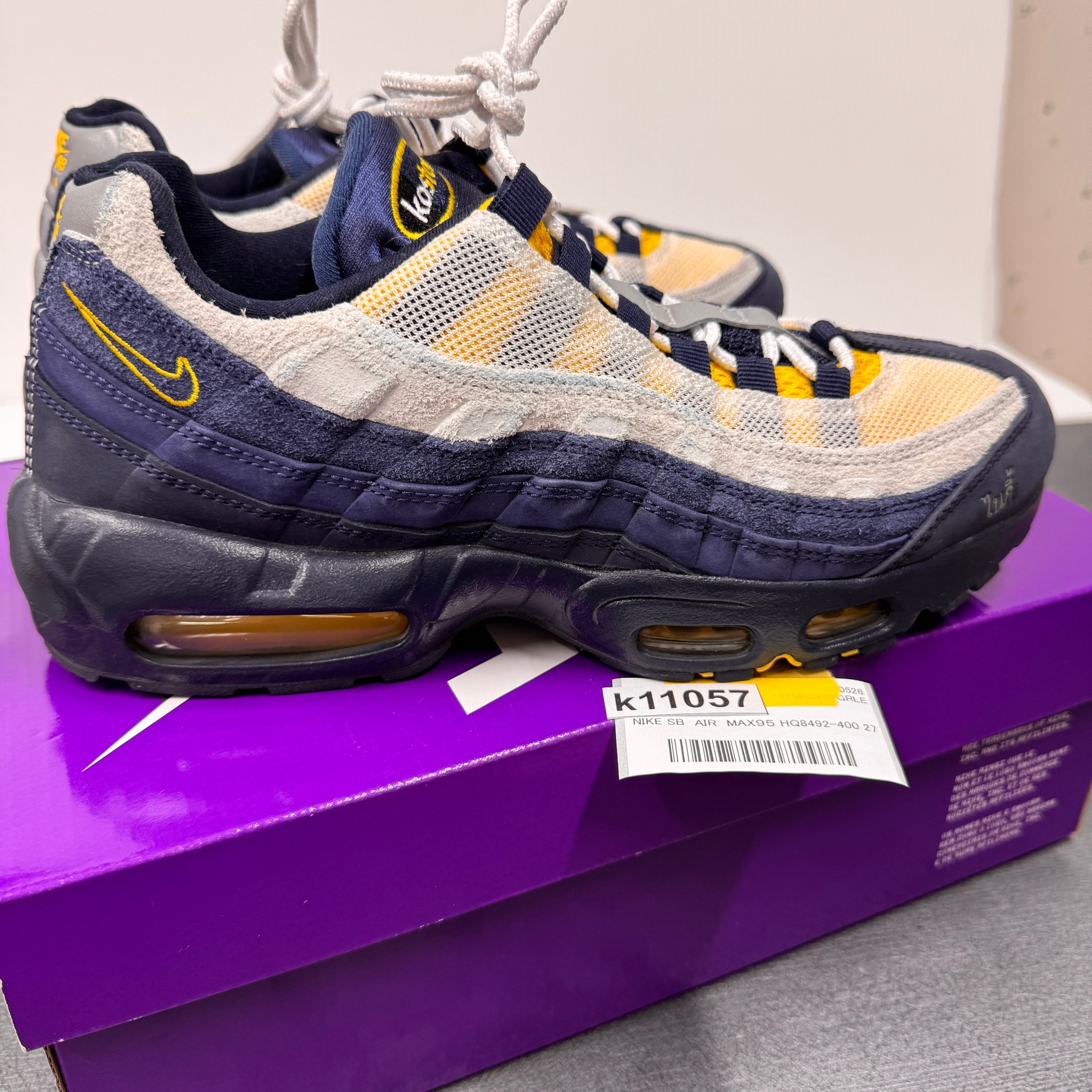Eric Koston × Nike SB Air Max 95 "Obsidian and Speed Yellow"