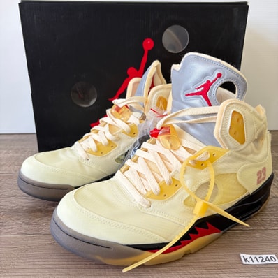Off-White × Nike Air Jordan 5 "Sail"