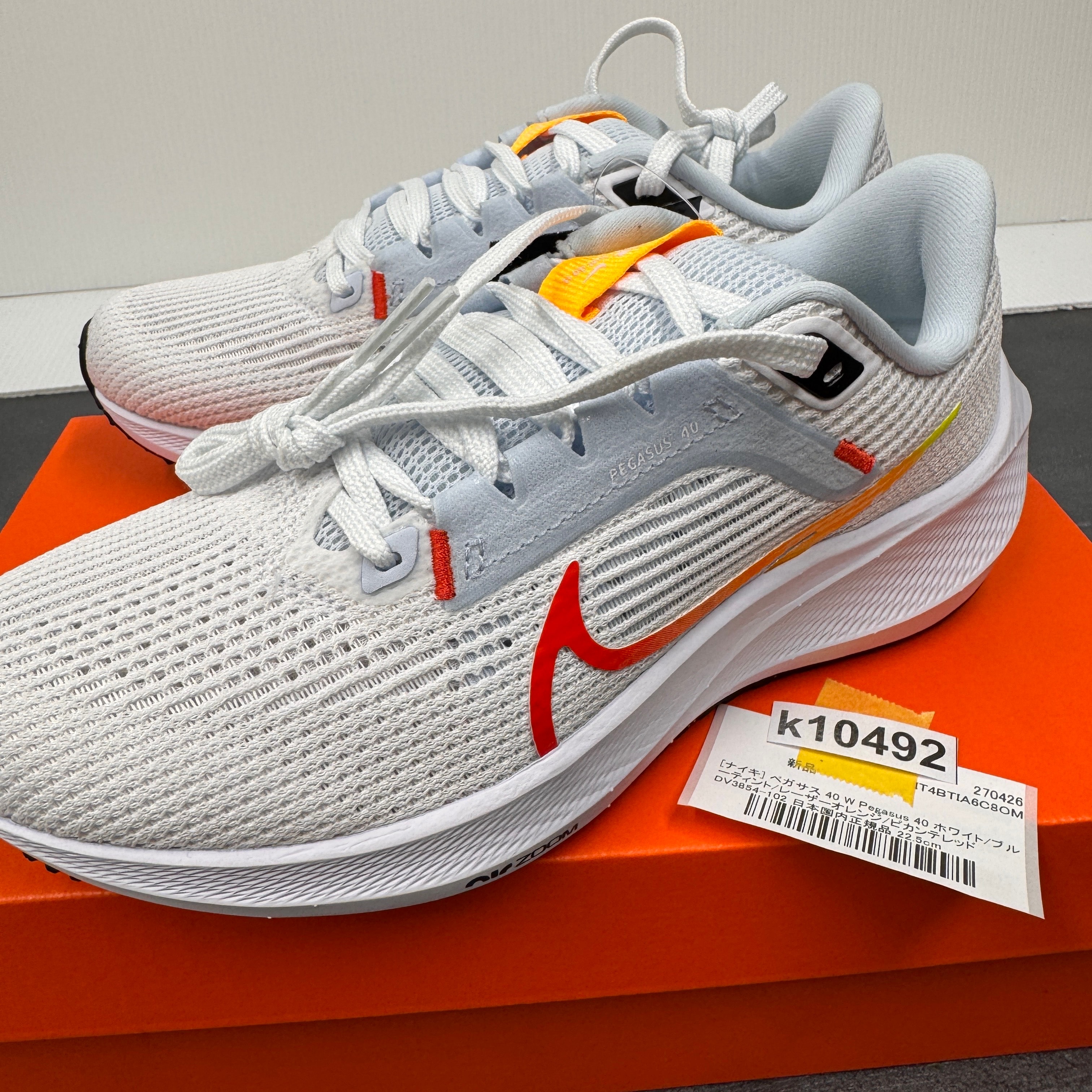 Nike Women's Air Zoom Pegasus 40 "White/Picante Red/Blue Tint"