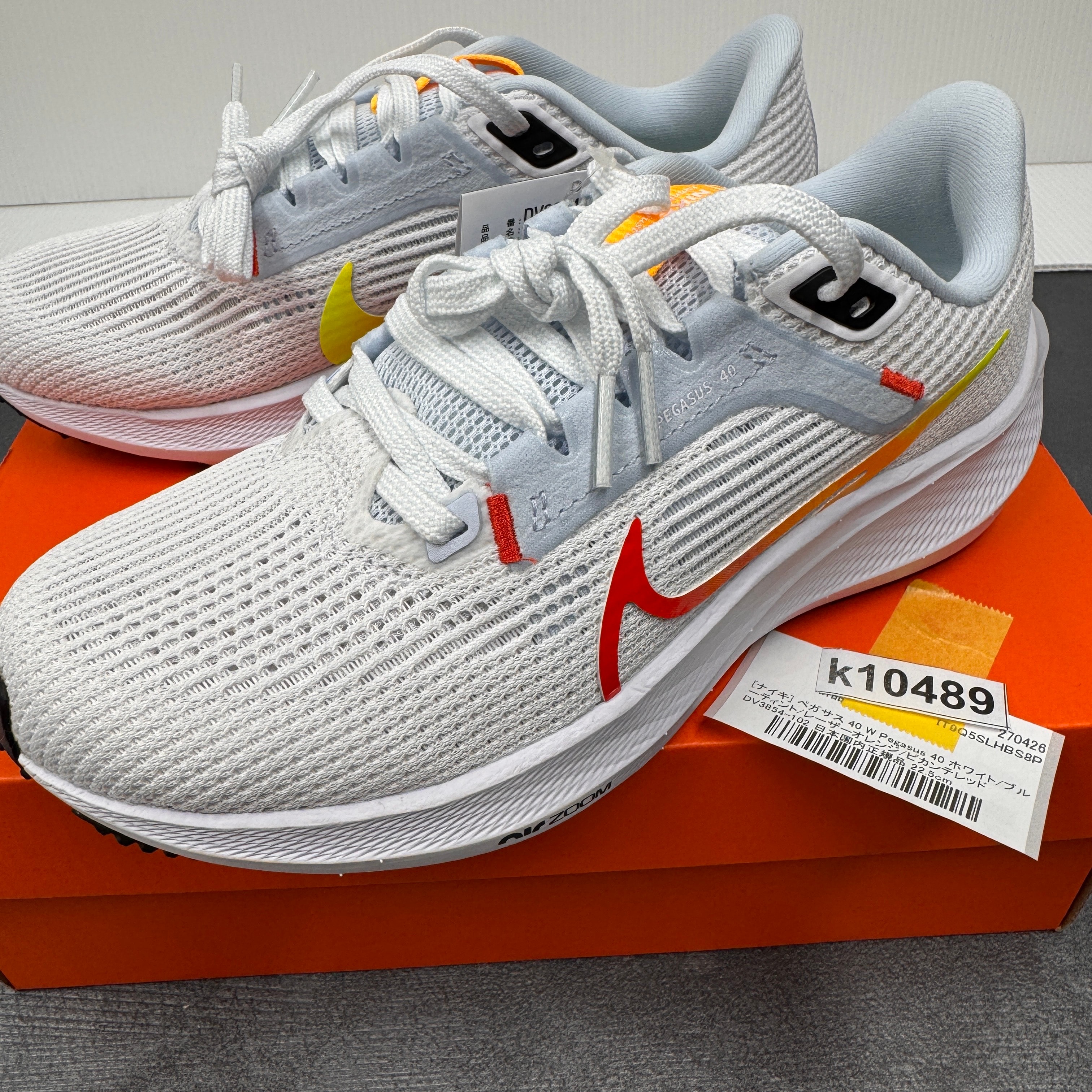Nike Women's Air Zoom Pegasus 40 "White/Picante Red/Blue Tint"