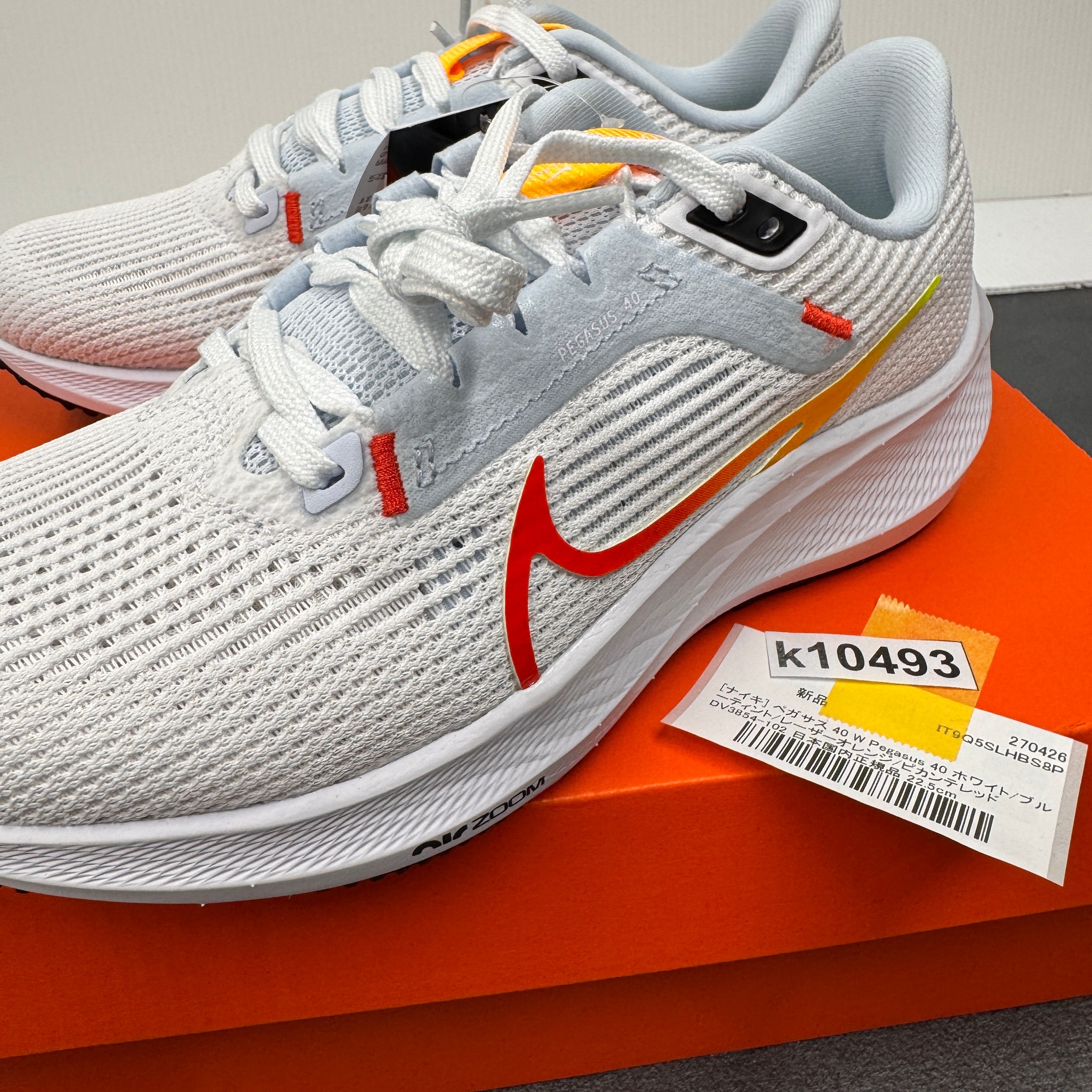 Nike Women's Air Zoom Pegasus 40 "White/Picante Red/Blue Tint"