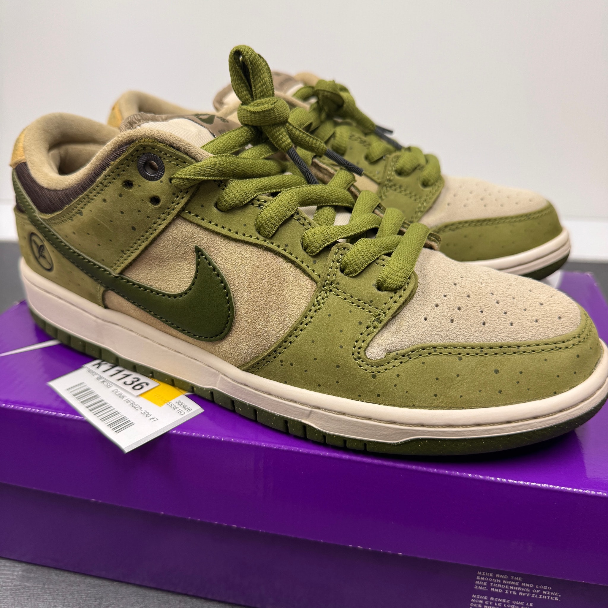 Yuto Horigome × Nike SB Dunk Low "Matcha"