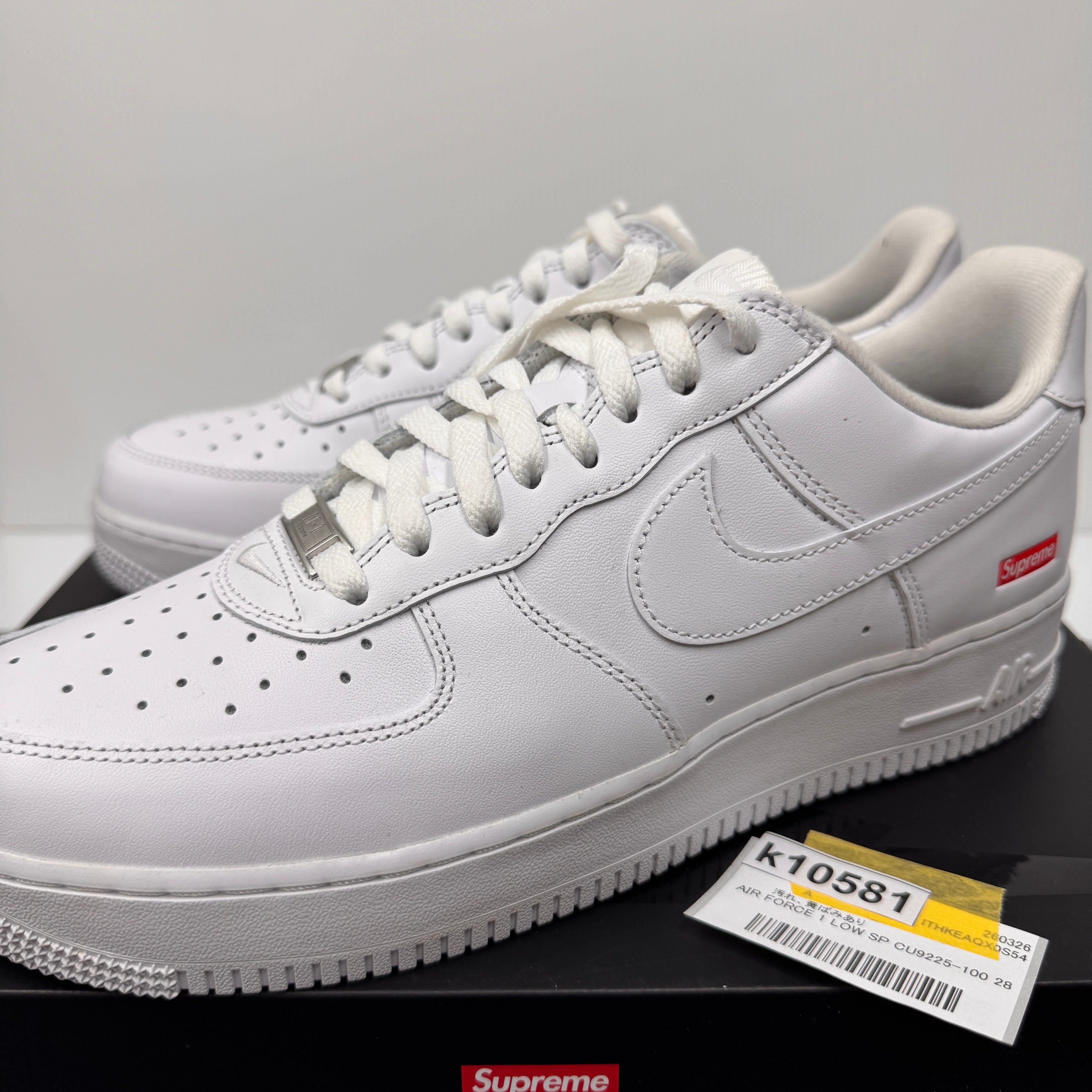 Supreme × Nike Air Force 1 Low "White"