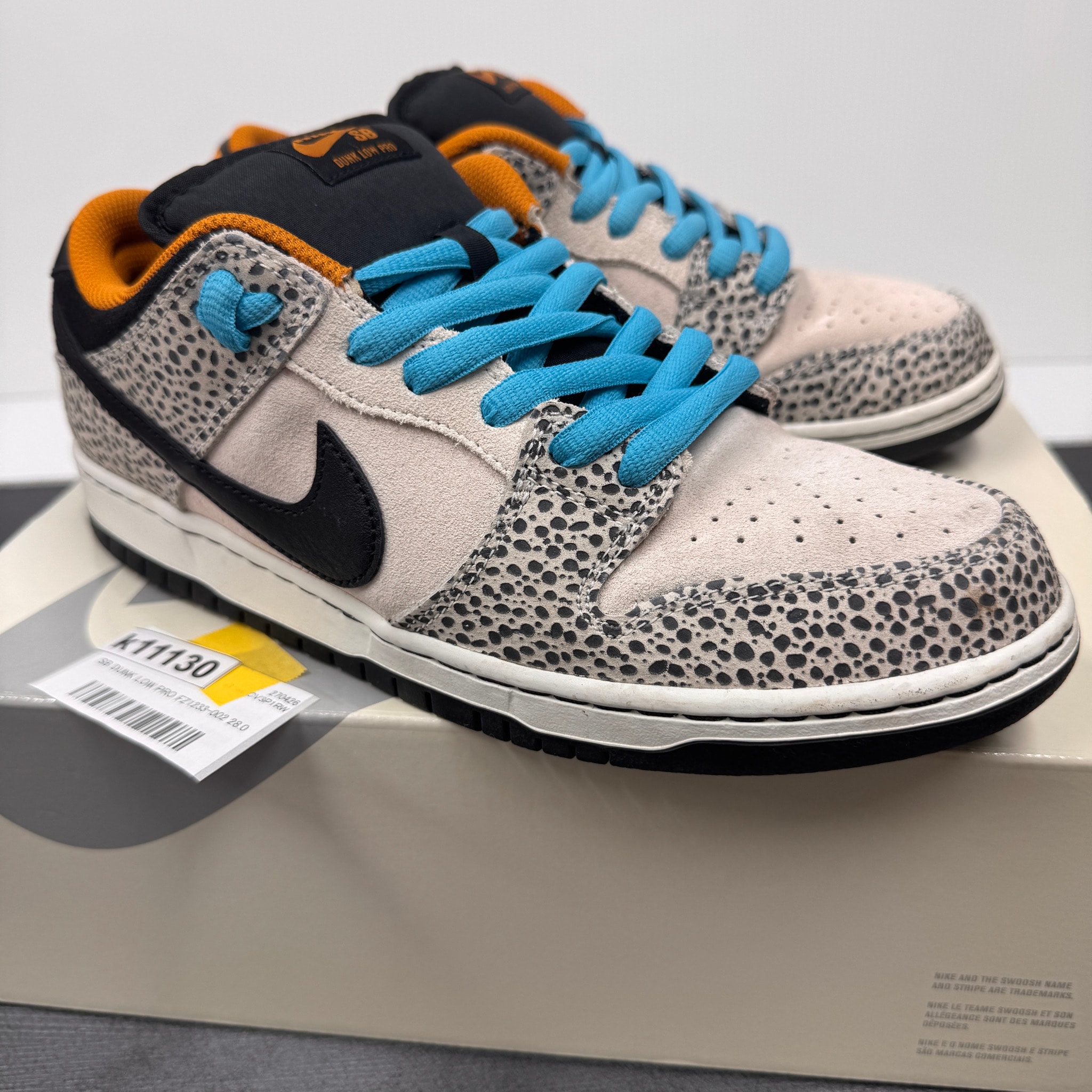 Nike SB Dunk Low Pro Electric Safari "Phantom and Black"