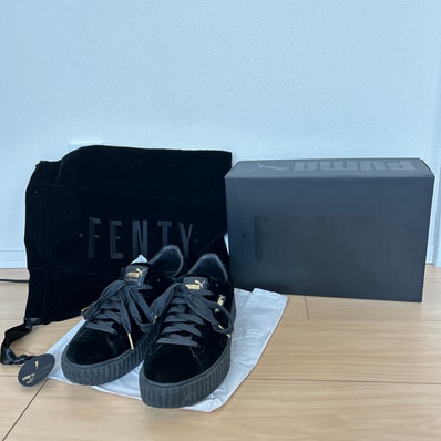 Rihanna × Puma Creeper Velvet Fenty "Black"